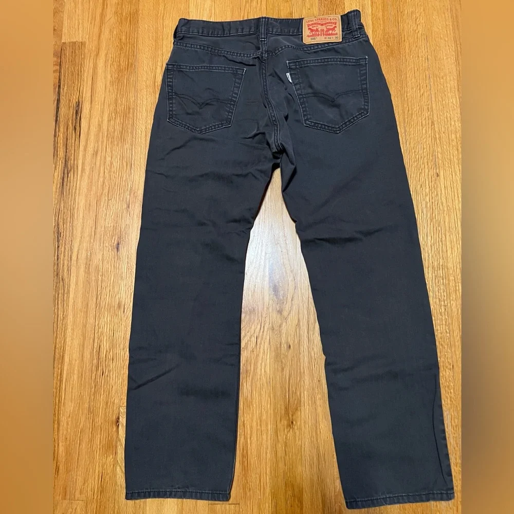Levi's 505 Gray Pants, Men’s 32X30 - Picture 2 of 13